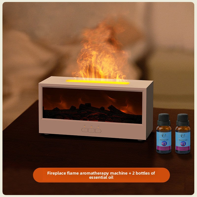 Fireplace air humidifier-diffuser