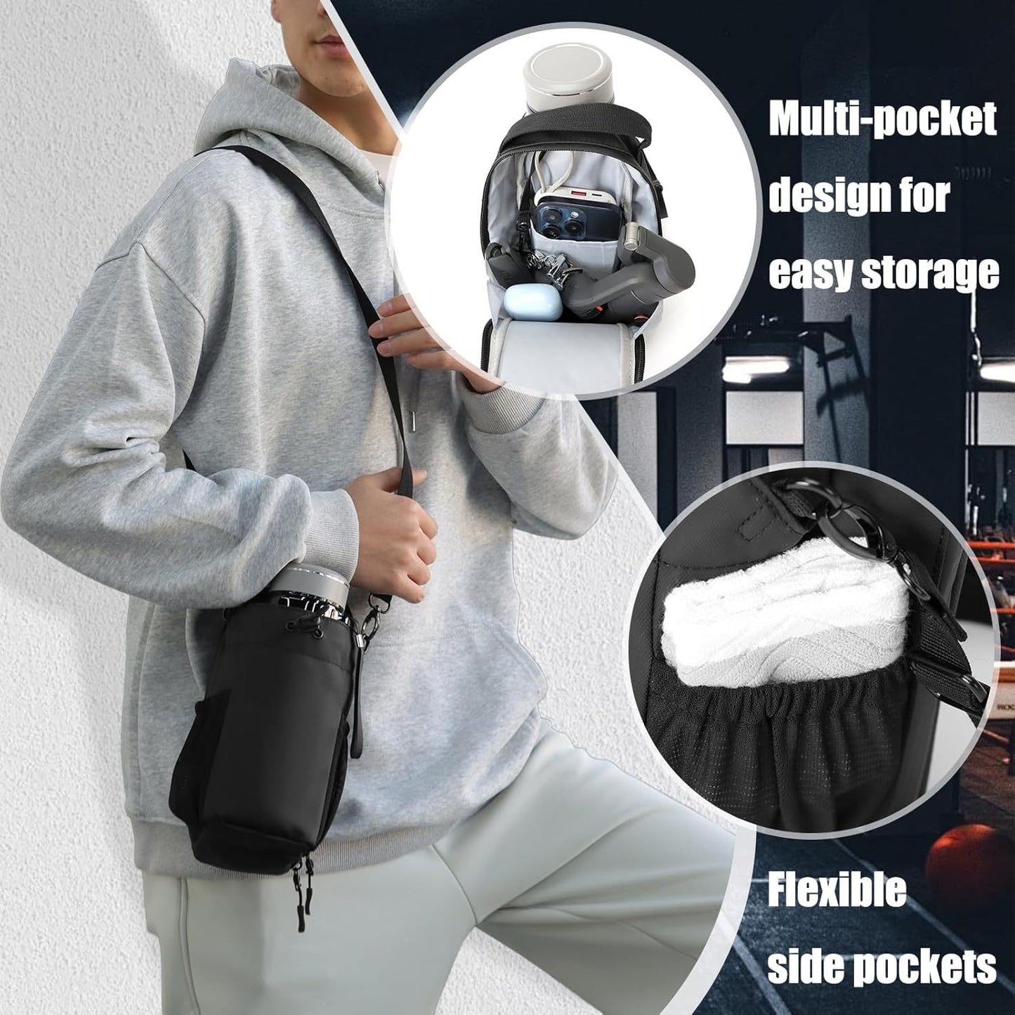 Magnetic gym bag