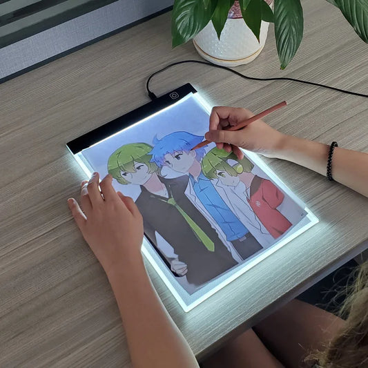 A4 Level Dimmable Led Drawing Copy Pad Board Children'S Toy Painting Educational Kids Grow Playmates Creative Gifts for Children