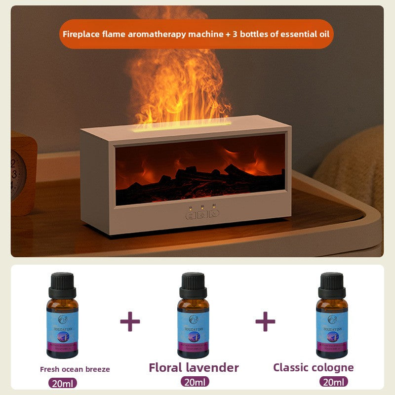 Fireplace air humidifier-diffuser