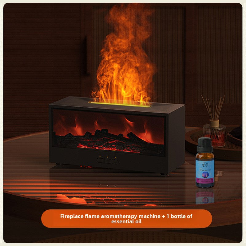 Fireplace air humidifier-diffuser
