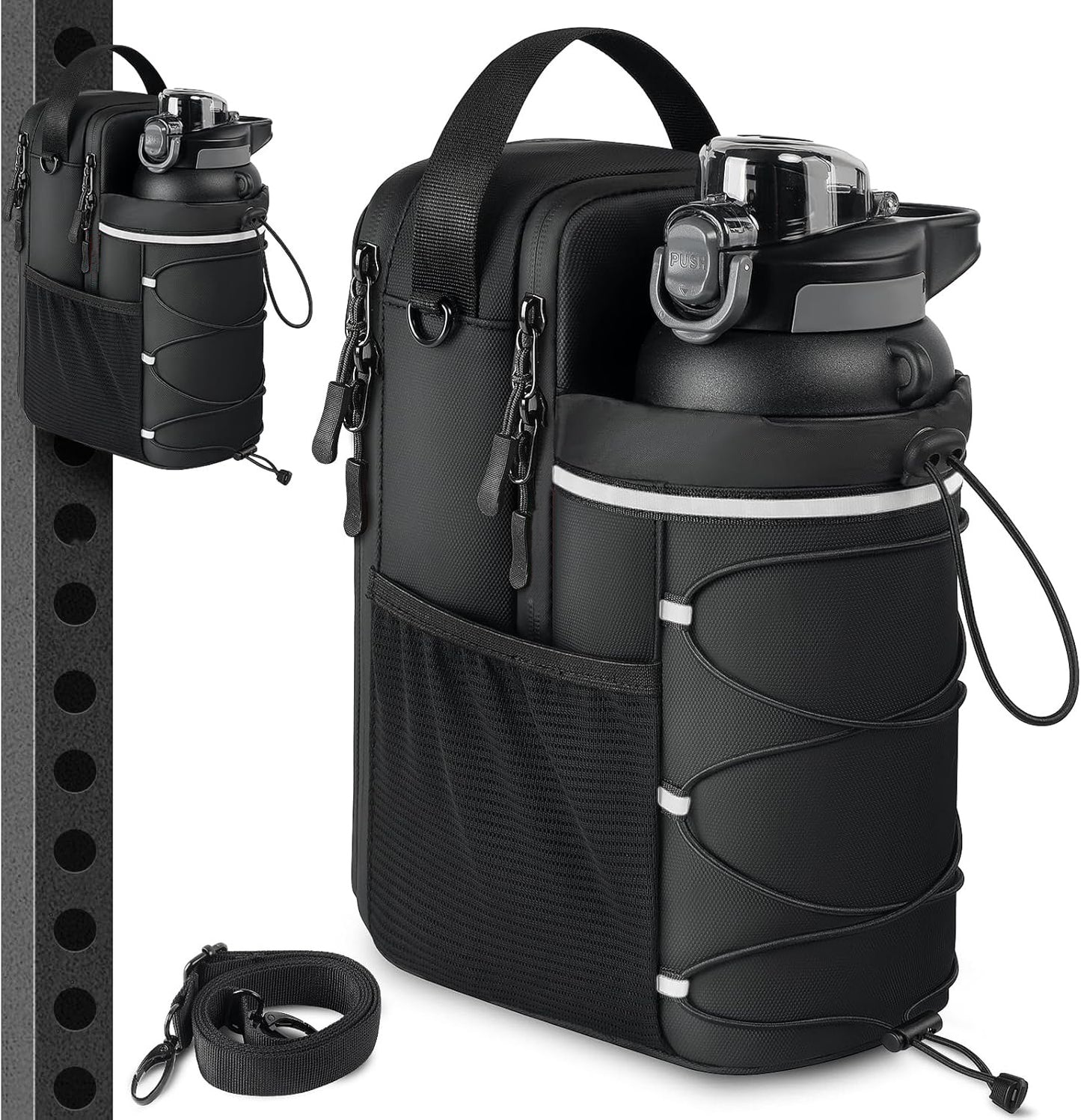 Magnetic gym bag