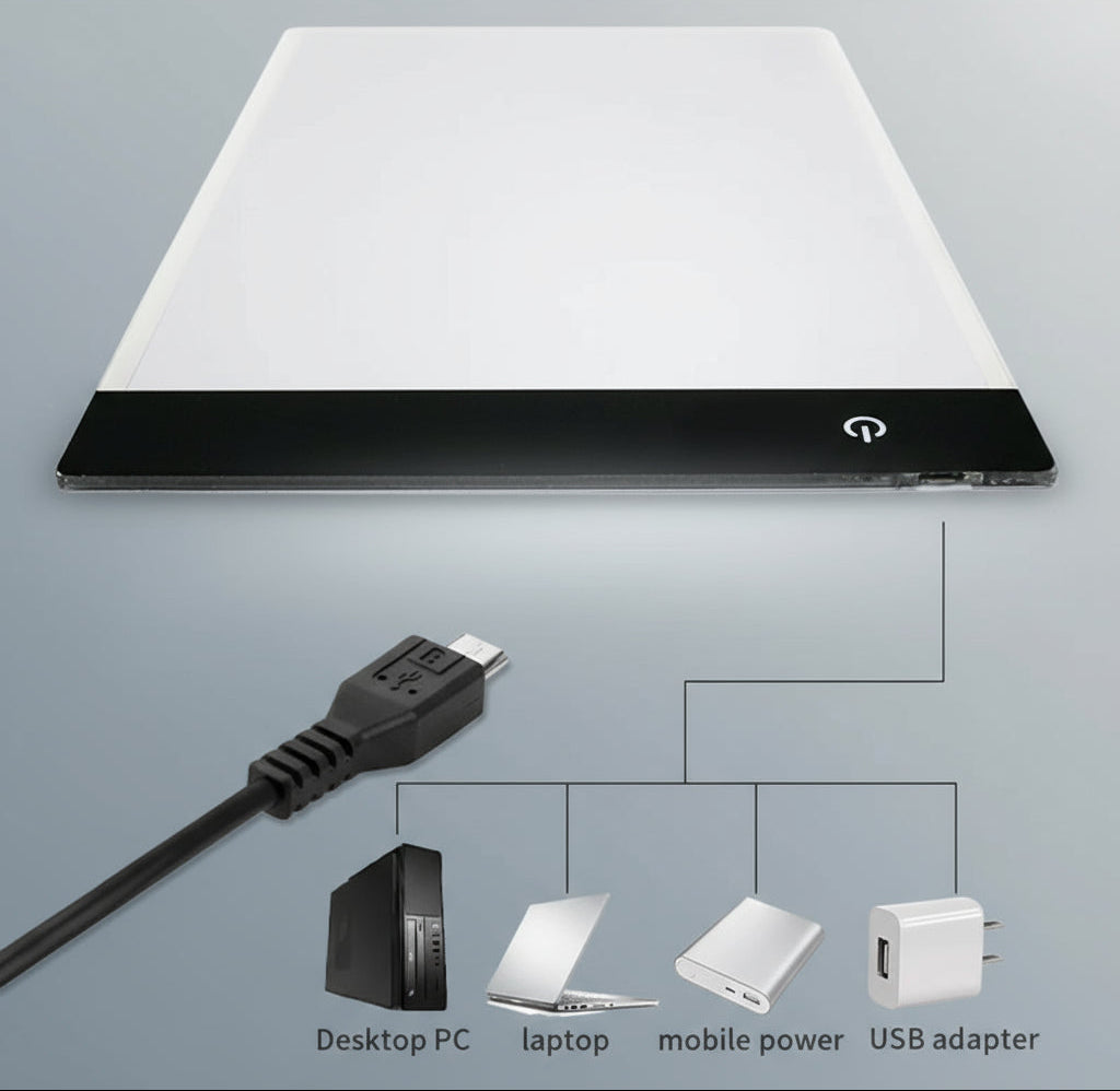 A4 Level Dimmable Led Drawing Copy Pad Board Children'S Toy Painting Educational Kids Grow Playmates Creative Gifts for Children