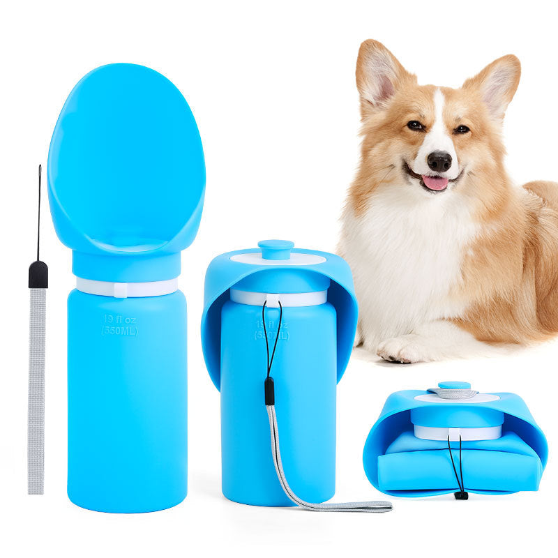 Folding pet silicone water bowl