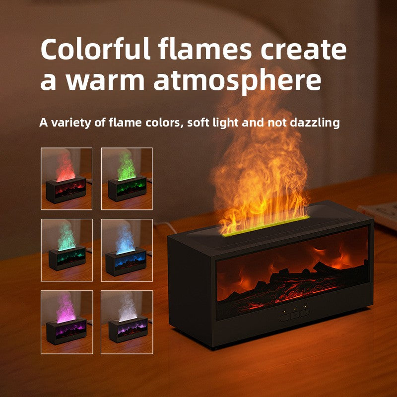 Fireplace air humidifier-diffuser
