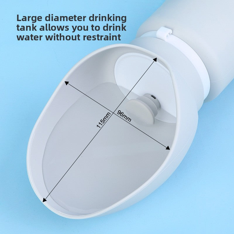 Folding pet silicone water bowl