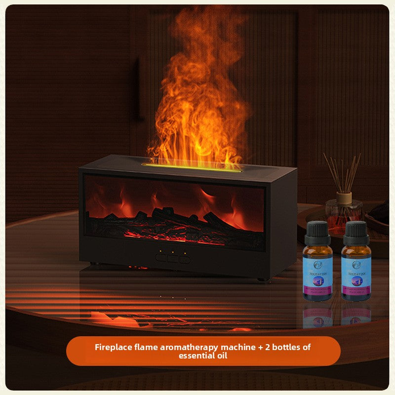 Fireplace air humidifier-diffuser