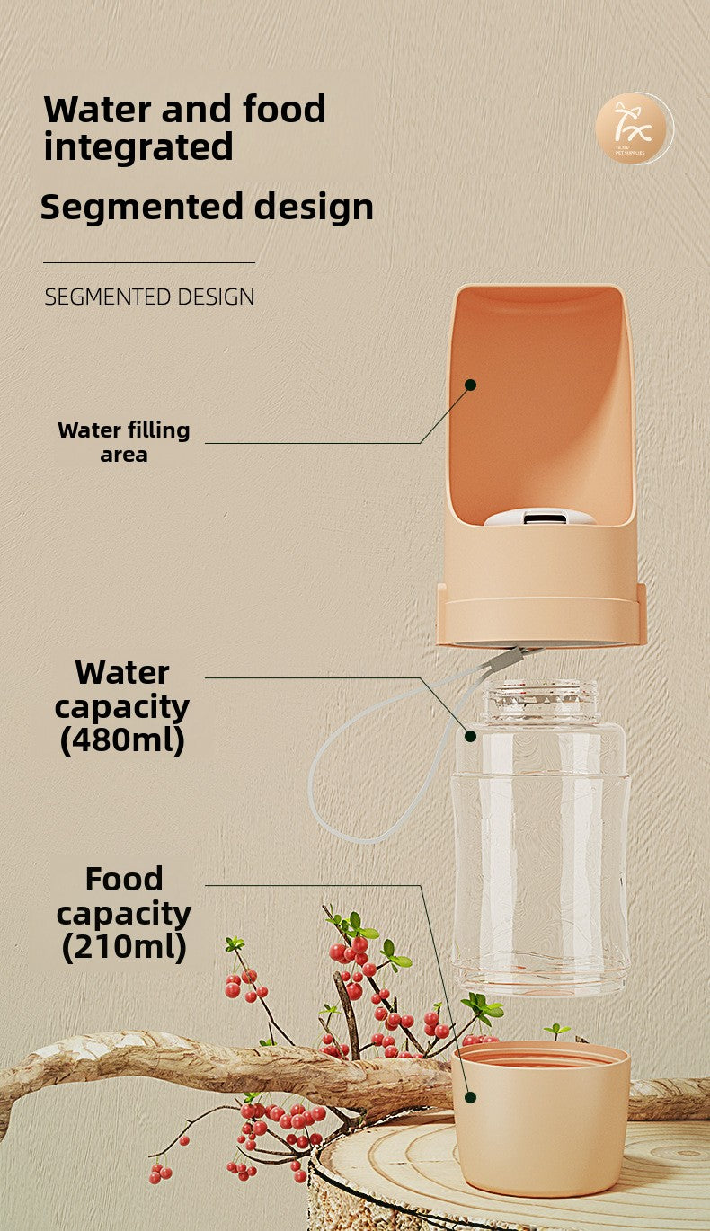 Portable water bowl for pets