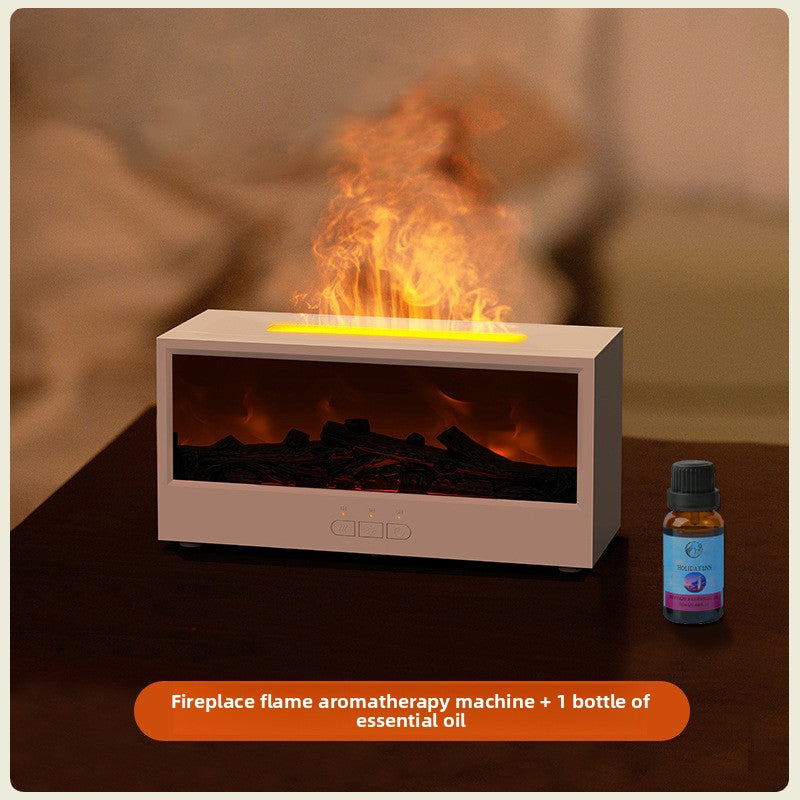 Fireplace air humidifier-diffuser