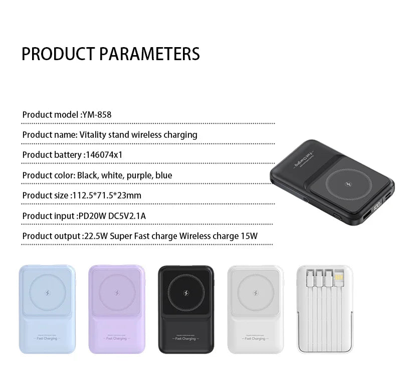 Wireless Magnetic Power Bank