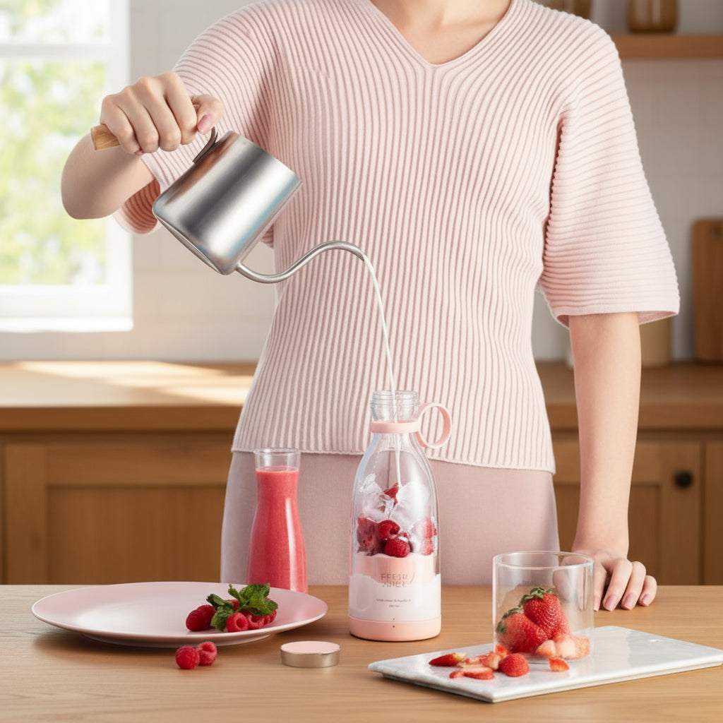 Elegant portable smoothie blender