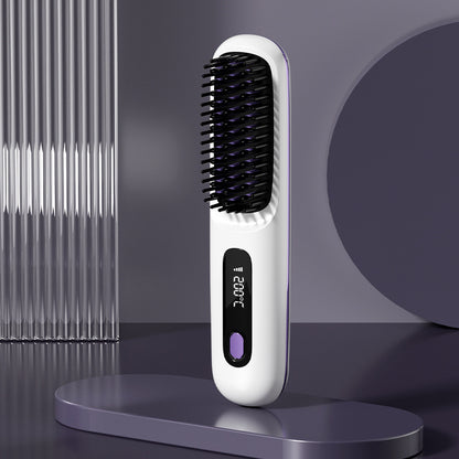 Portable electric hair straightener