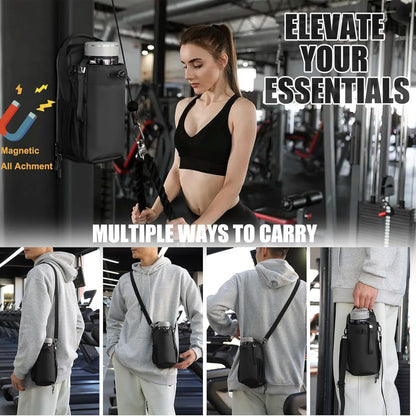 Magnetic gym bag