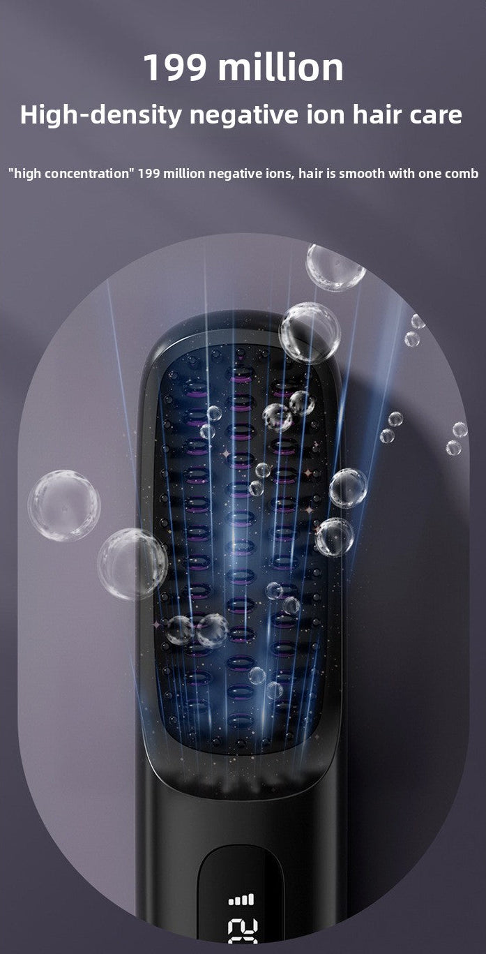 Portable electric hair straightener