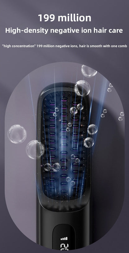 Portable electric hair straightener