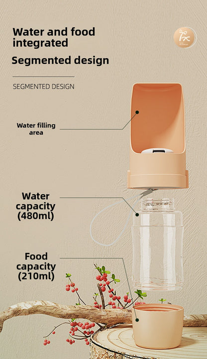 Portable water bowl for pets