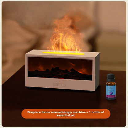 Fireplace air humidifier-diffuser